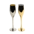 Набор бокалов для шампанского MOON&SUN (2шт), серебристый, золотистый, стекло