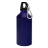 Бутылка для воды с карабином MENTO, 400мл, синий, алюминий