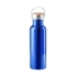Бутылка для воды  TULMAN, 800 мл, синий, нержавеющая сталь, бамбук