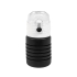 Бутылка для воды складная с карабином SPRING, 550/250 мл, силикон, черный, силикон
