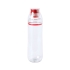 Бутылка для воды FIT, 700 мл, прозрачный, красный, пластик - rpet