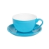 Чайная/кофейная пара CAPPUCCINO, голубой, фарфор