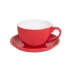 Чайная/кофейная пара CAPPUCCINO, красный, фарфор