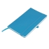 Бизнес-блокнот GRACY на резинке, формат А5, в линейку, голубой, pU Silk Plus
