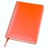 Ежедневник датированный Bliss, А5,  оранжевый, белый блок, без обреза, оранжевый, pu velvet