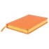Ежедневник датированный Joy, А5,  оранжевый, белый блок, золотой обрез, оранжевый, pU Nebraska