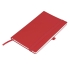 Бизнес-блокнот GRACY на резинке, формат А5, в линейку, красный, pU Silk Plus