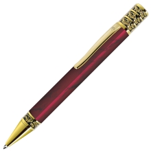 GRAND, ручка шариковая, красный/золотистый