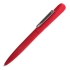 IQ, ручка с флешкой, 4 GB, красный/хром, металл, красный, серебристый, металл, soft-touch