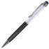 STARTOUCH, ручка шариковая со стилусом для сенсорных экранов, перламутровый черный/хром, черный, серебристый, металл