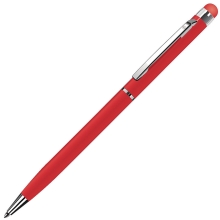 TOUCHWRITER, ручка шариковая со стилусом для сенсорных экранов, красный/хром