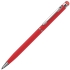 TOUCHWRITER, ручка шариковая со стилусом для сенсорных экранов, красный/хром, красный, серебристый, металл