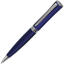WIZARD, ручка шариковая, синий/хром