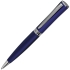 WIZARD, ручка шариковая, синий/хром, синий, серебристый, металл