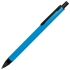 IMPRESS, ручка шариковая, голубой/черный, голубой, черный, металл
