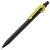 SNAKE, ручка шариковая, черный корпус, желтый клип