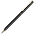 SLIM, ручка шариковая, чёрный/золотистый, металл, черный, золотистый, металл