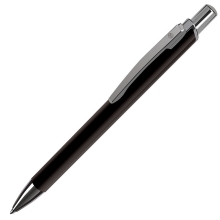 WORK, ручка шариковая, черный/хром
