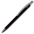 WORK, ручка шариковая, черный/хром, черный, серебристый, анодированный алюминий