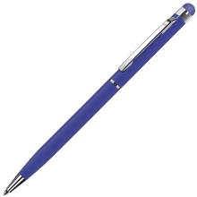 TOUCHWRITER, ручка шариковая со стилусом для сенсорных экранов, синий/хром
