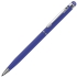 TOUCHWRITER, ручка шариковая со стилусом для сенсорных экранов, синий/хром, синий, серебристый, металл