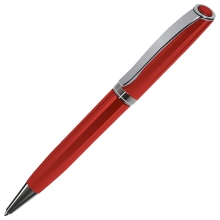 STATUS, ручка шариковая, красный/хром