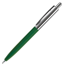 BUSINESS, ручка шариковая, зеленый/серебристый