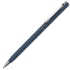 SLIM, ручка шариковая, синий (мокрый асфальт)/хром, металл, синий, серебристый, металл