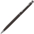 TOUCHWRITER, ручка шариковая со стилусом для сенсорных экранов, черный/хром, черный, серебристый, металл