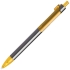 PIANO, ручка шариковая, графит/желтый, графит, желтый, металл, пластик