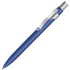 ALPHA, ручка шариковая, синий/хром, металл, синий, серебристый, металл
