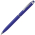 CLICKER TOUCH, ручка шариковая со стилусом для сенсорных экранов, синий/хром, синий, серебристый, металл