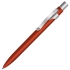 ALPHA, ручка шариковая, красный/хром, металл, красный, серебристый, металл