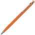 TOUCHWRITER, ручка шариковая со стилусом для сенсорных экранов, оранжевый/хром, оранжевый, серебристый, металл