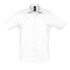 Рубашка мужская BROADWAY 140, белый, 97% хлопок, 3% полиэстер, 140 г/м2