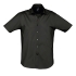 Рубашка мужская BROADWAY 140, черный, 97% хлопок, 3% полиэстер, 140 г/м2