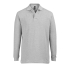 Рубашка поло STAR 170  с длинным рукавом, серый меланж, пике, 85% хлопок, 15% вискоза, 170 г/м2