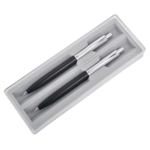 BUSINESS SET, набор: ручка шариковая и карандаш механический в футляре
