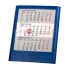 Календарь настольный на 2 года; прозрачно-синий; 12,5х16 см; пластик; тампопечать, шелкография, синий, пластик