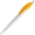 X-8, ручка шариковая, желтый классик/белый, пластик