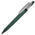 OTTO FROST SAT, ручка шариковая, фростированный зеленый/серебристый клип, пластик, зеленый, серебристый, пластик