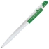 MIR, ручка шариковая, зеленый/белый, пластик, белый, зеленый, пластик