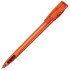 KIKI LX, ручка шариковая, прозрачный оранжевый, пластик, оранжевый, пластик