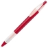 X-1 FROST GRIP, ручка шариковая, фростированный красный/белый, пластик, красный, белый, пластик, прорезиненная поверхность