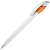 GOLF WHITE, ручка шариковая, бело-оранжевый, пластик