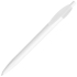 Ручка шариковая X-1 WHITE, белый/белый непрозрачный клип, пластик, белый, пластик