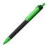 Ручка шариковая FORTE SOFT BLACK, черный/зеленое яблоко, пластик, покрытие soft touch, черный, зеленое яблоко, пластик, покрытие soft touch