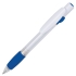 ALLEGRA SWING, ручка шариковая, синий, белый, пластик, прорезиненная поверхность