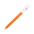 Ручка шариковая LEVEL, пластик, оранжевый, белый, пластик