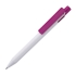 Ручка шариковая Zen, белый/розовый, пластик, розовый, белый, пластик